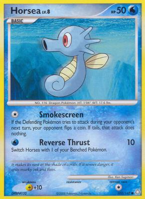 Horsea card from Legends Awakened