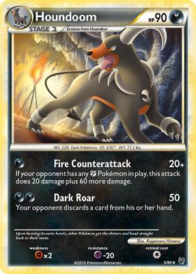 Houndoom card from Undaunted