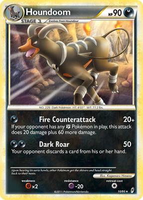 Houndoom card from Call of Legends