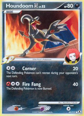Houndoom E4 card from Rising Rivals
