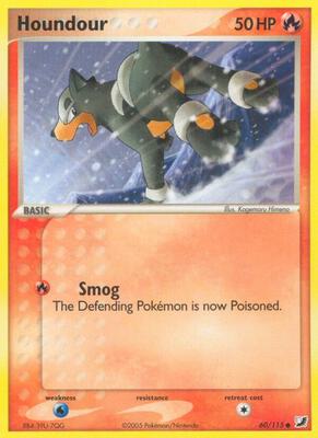 Houndour card from EX Unseen Forces