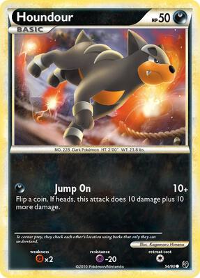 Houndour (54) card from Undaunted