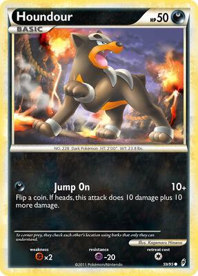 Houndour card from Call of Legends
