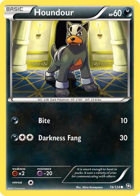 Houndour card from Dragons Exalted