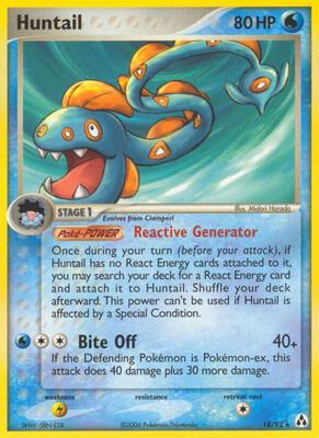 Huntail card from EX Legend Maker