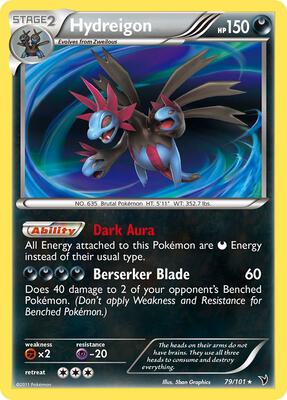 Hydreigon card from Noble Victories