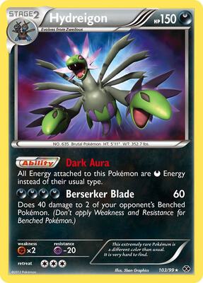 Hydreigon card from Next Destinies