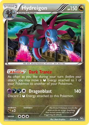 Hydreigon (97) card from Dragons Exalted