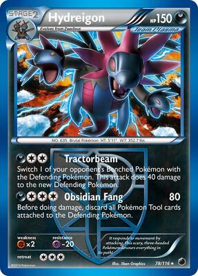 Hydreigon (Team Plasma) card from Plasma Freeze