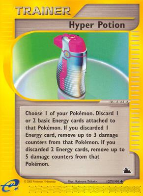 Hyper Potion card from Skyridge