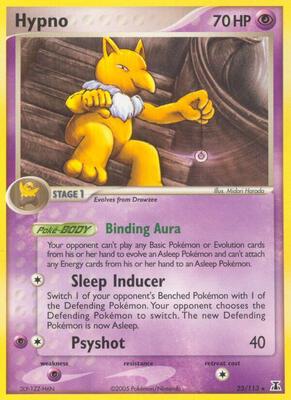 Hypno card from EX Delta Species