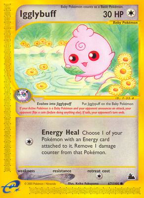Igglybuff card from Skyridge