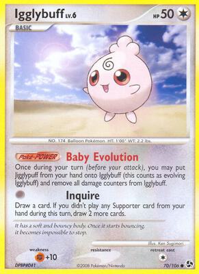 Igglybuff card from Great Encounters