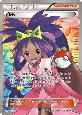 Iris (101 Full Art) card from Plasma Blast