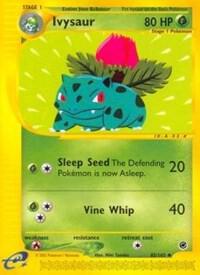 Ivysaur card from Expedition