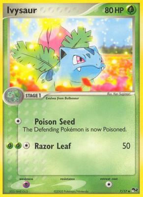 Ivysaur card from POP Series 2