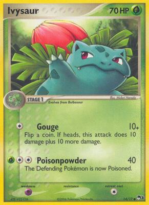 Ivysaur card from POP Series 3