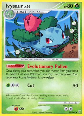 Ivysaur card from Supreme Victors