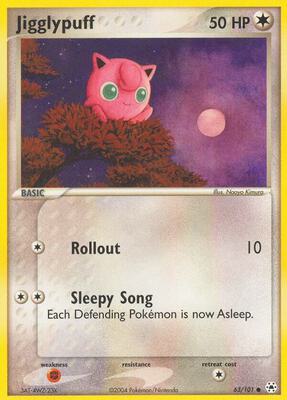 Jigglypuff card from EX Hidden Legends