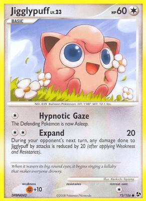 Jigglypuff card from Great Encounters