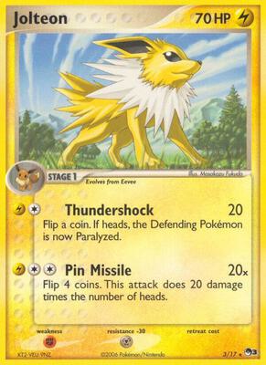 Jolteon card from POP Series 3