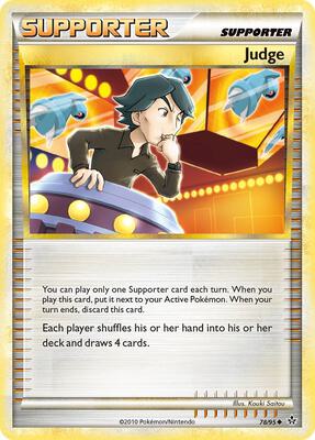 Judge card from Unleashed