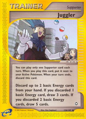 Juggler card from Aquapolis