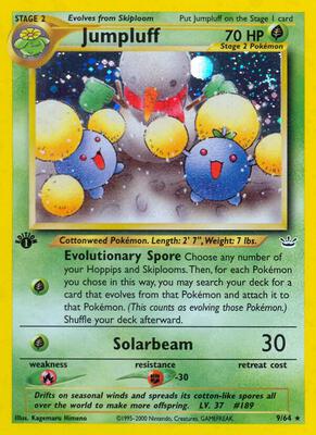 Jumpluff card from Neo Revelation