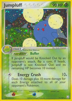 Jumpluff card from EX Team Rocket Returns