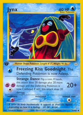 Jynx card from Neo Revelation