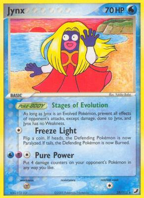 Jynx card from EX Unseen Forces