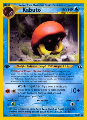 Kabuto card from Neo Discovery