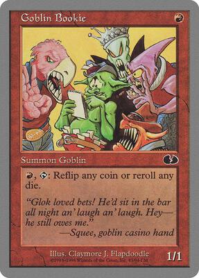 Goblin Bookie card from Unglued