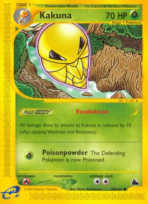 Kakuna card from Skyridge