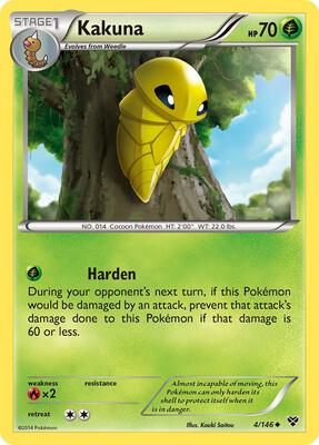 Kakuna card from XY Base Set