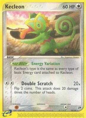 Kecleon card from EX Sandstorm