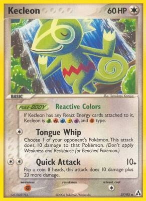 Kecleon card from EX Legend Maker