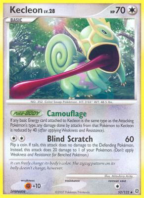 Kecleon card from Secret Wonders