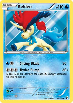 Keldeo (47) card from Boundaries Crossed
