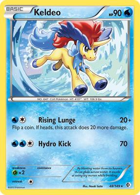 Keldeo (48) card from Boundaries Crossed
