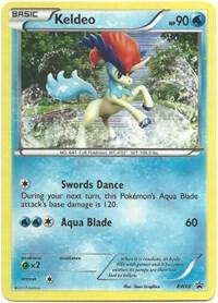 Keldeo - BW60 (Tinsel Holo) card from Black and White Promos