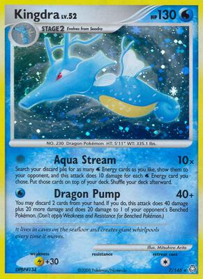 Kingdra card from Legends Awakened