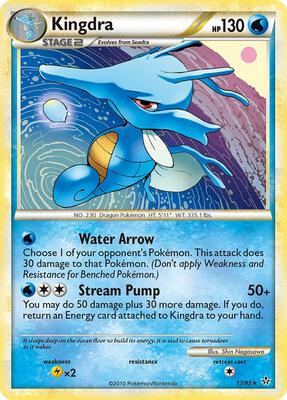 Kingdra card from Unleashed