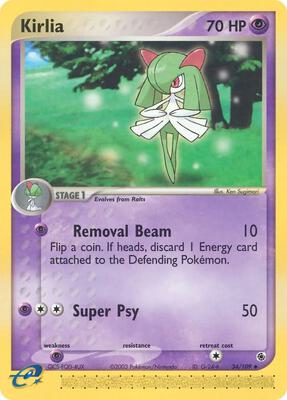Kirlia - 34/109 card from EX Ruby and Sapphire