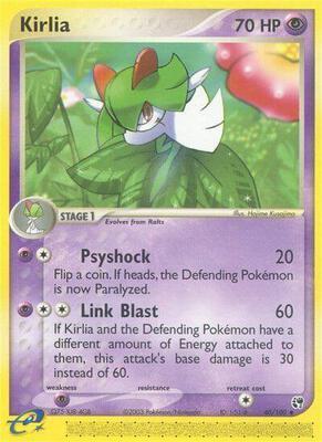 Kirlia card from EX Sandstorm
