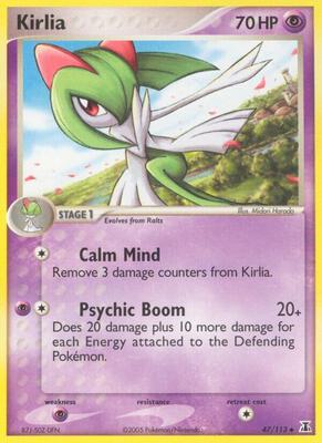 Kirlia card from EX Delta Species
