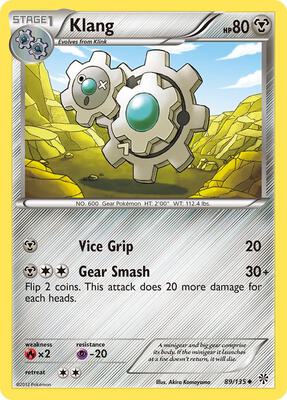 Klang card from Plasma Storm