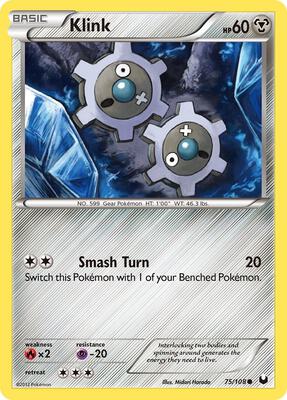Klink card from Dark Explorers