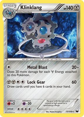 Klinklang card from Dark Explorers
