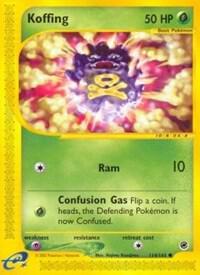 Koffing card from Expedition